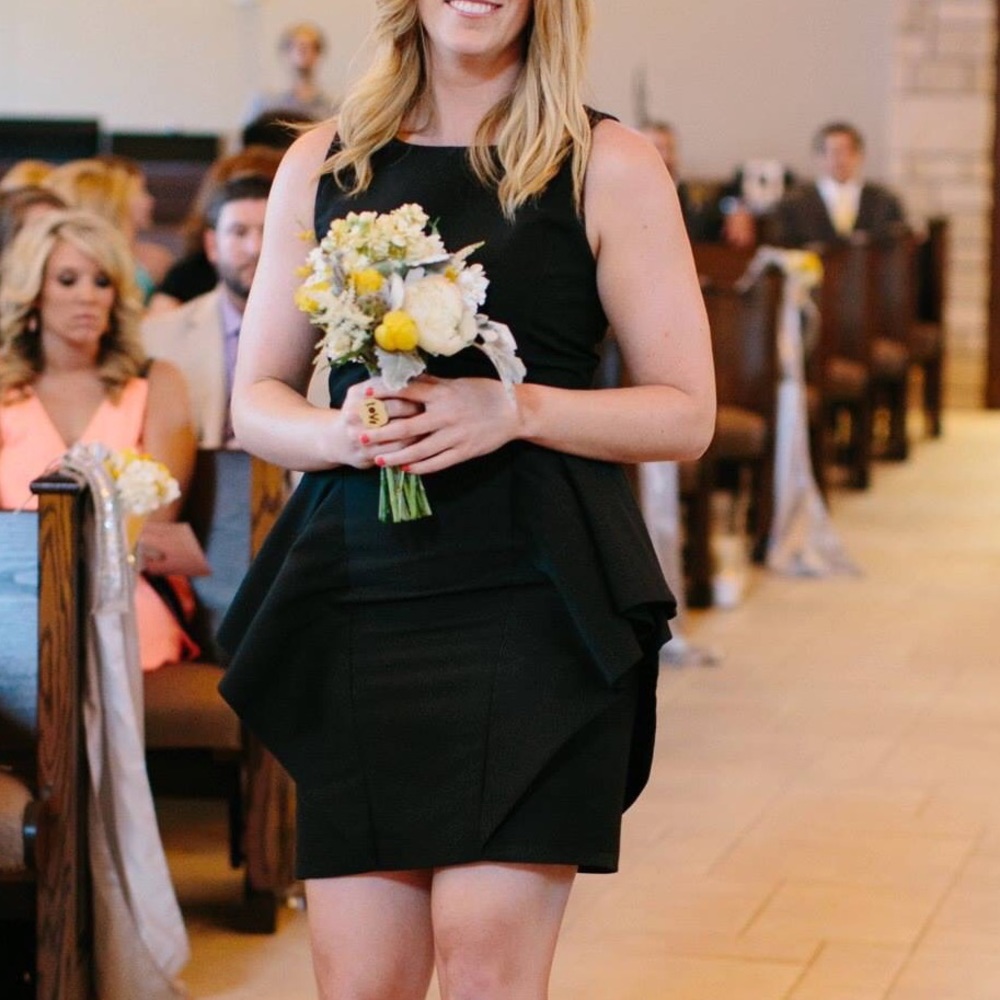 Black cocktail dress